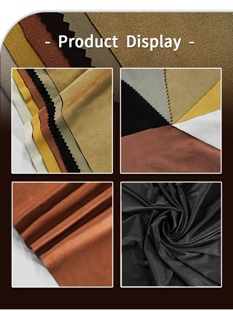 High-quality Microfiber Faux Suede Fabric for Bags Supplier High-quality Microfiber Faux Suede Fabric for Bags Supplier